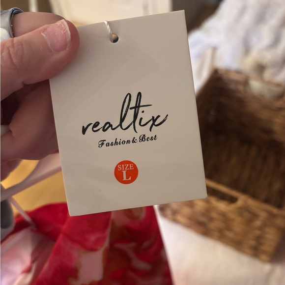 NWT Floral Strapless Dress - Picture 4 of 4